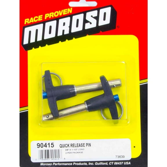 Moroso Quick Release Pins (2) 3/8 x 1-1/2