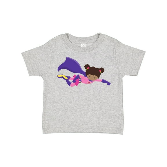 Inktastic African American Girl, Cape, Superhero Girl Girls Toddler T-Shirt
