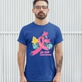 thumbnail image 3 of Tee Hunt We Will Overcome T-Shirt Ribbon Breast Cancer Awareness Men's Tee, Blue, 4X-Large, 3 of 5