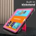 thumbnail image 2 of ShieldFlex for iPad 9th Generation Case with Pencil Holder, Heavy Duty Shockproof Rugged Stand Cover for iPad 10.2" 9th/8th/7th Generation (2021/2020/2019),Rose, 2 of 8