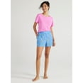 thumbnail image 4 of Joyspun Women's Woven Pajama Boxer Shorts, Sizes XS to 3X, 4 of 6