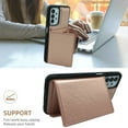 thumbnail image 5 of Compatible for Samsung Galaxy A53 5G Wallet Case with Card Slots Holder, Magnetic 2-in-1 Design PU Leather Purse Case, Flip Stand Durable Shockproof Protective Cover for Galaxy A53 5G, Rosegold, 5 of 10
