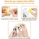 thumbnail image 5 of Cabezal de ducha iónico, aumenta la presión mientras ahorra agua con limón Filtro de vitamina C (filtro), 5 of 5
