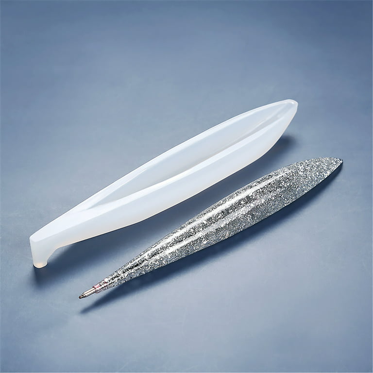 Ballpoint Pen Mold Resin Ballpoint Pencil Silicone Mould Crystal Resin Pen  DIY Making Tool 1pc