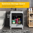thumbnail image 7 of VINGLI 24-Inch Laundry Sink with Cabinet, Stainless Steel Utility Sink with Pull-Out Sprayer Faucet Laundry Cabinet and Drawer Combo for Laundry & Utility Room, Kitchen, Bathroom, Grey, 7 of 7