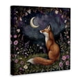 thumbnail image 3 of Stupell Industries Cottage Woodland Fox Night Forest Canvas Art, 24 x 24, by The Dutch Lady, 3 of 8