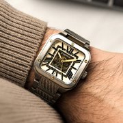 Engineer Lennox Skeleton Automatic Silver Brown