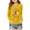 1-Yellow1952, variant on WOYY Long Sleeve T-Shirt for Girls Casual Digital Print Crew Neck T Shirt Top, Sizes 3-14