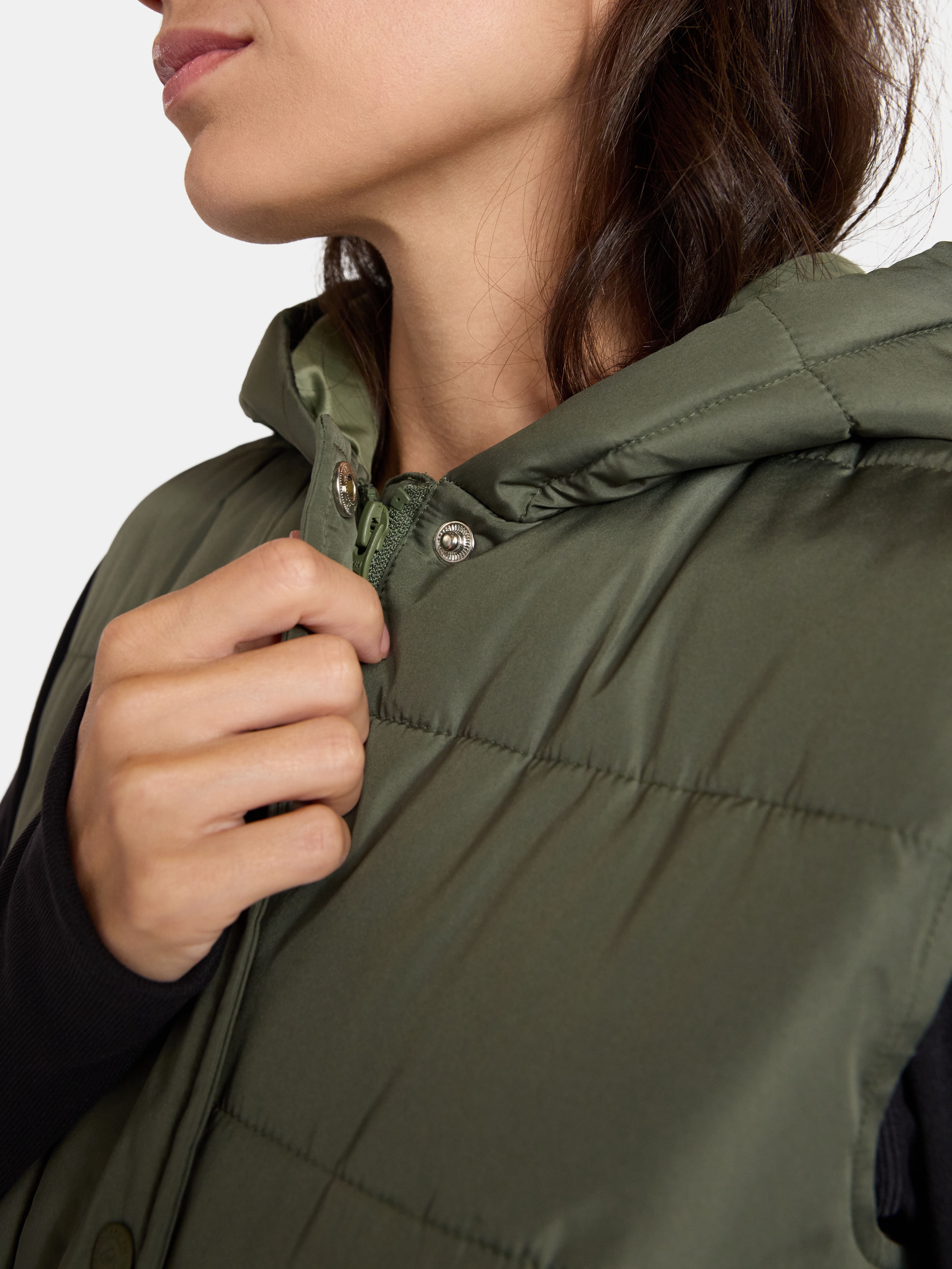 Ozark Trail Women's and Women's Plus Hooded Tunic Vest, Size XS-3X
