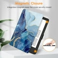 thumbnail image 3 of Fintie Slim Case for 6" All-New Kindle (11th Generation-2024/2022 Release) - Lightweight Premium PU Leather Case with Auto Sleep&Wake, Ocean Marble, 3 of 7