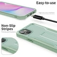thumbnail image 5 of ExoGuard For iPhone 14 Plus Case, Phone Case with Screen Protector and Kickstand (Green), 5 of 7