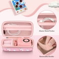thumbnail image 4 of Fintie Kids Camera Case Compatible with ESOXOFFORE, MINIBEAR, Dylanto, WEEFUN and More Instant Camera for Kids Digital Video Cameras, Hard Carrying Bag with Inner Pocket, Pink Horse, 4 of 7