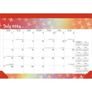 Busy Bees | 2025 14x10" 18 Month Desk Pad | Jul '24 - Dec '25 | Plato