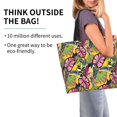 thumbnail image 2 of Easygdp Colrful Tropical Leaves Bolsas Tote para Mujer, Bolsos de Hombro para Viaje, Bolsos de Mano de Gran Capacidad para Compras y Trabajo, 2 of 8