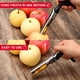 thumbnail image 5 of Herramienta para quitar el corazón de manzana de alta calidad: fácil de usar y limpiar, núcleo de manzana resistente con punta dentada, núcleo de acero inoxidable para manzanas y peras, una sola fruta (rojo) ER, 5 of 5