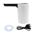 thumbnail image 2 of Dispensador de agua, botella, bomba, jarra, dispensador, suministros para beber en casa, carga USB, multiusos para oficina, hogar, camping, hotel Blanco, 2 of 9