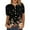 Black womens tops summer, variant on USSUMA Short Sleeve Women Tops Dressy Casual Buttons Cute Graphic 2022 Trendy T-Shirt Shirts V Neck Hawaiian Tropical Print Plus Size Tunics Top for Women Summer Blouse