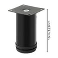 thumbnail image 2 of Heavy Duty Adjustable Furniture Support Legs for TV Stands Beds Coffee Tables and Cabinets with Sturdy 10mm Height Leveling Feet, 2 of 2