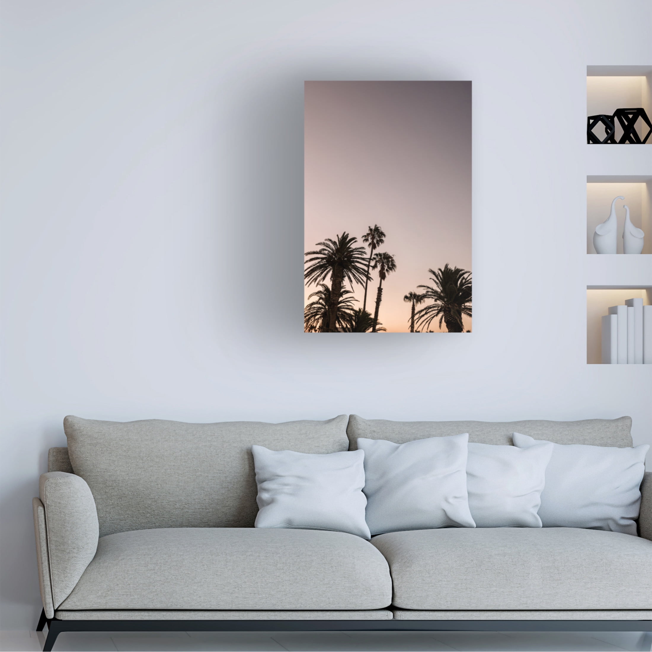 Trademark Fine Art Shot by Clint Palm Point Canvas Wall Art