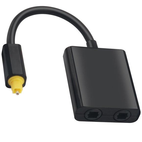 Divisor de fibra óptica Miruchertter 1 entrada a 2 salidas Toslink
