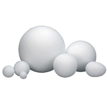 UPC: 0081187511015 | Hygloss 1 Foam Balls White 12/Pack 6 Packs/Bundle (HYG51101)