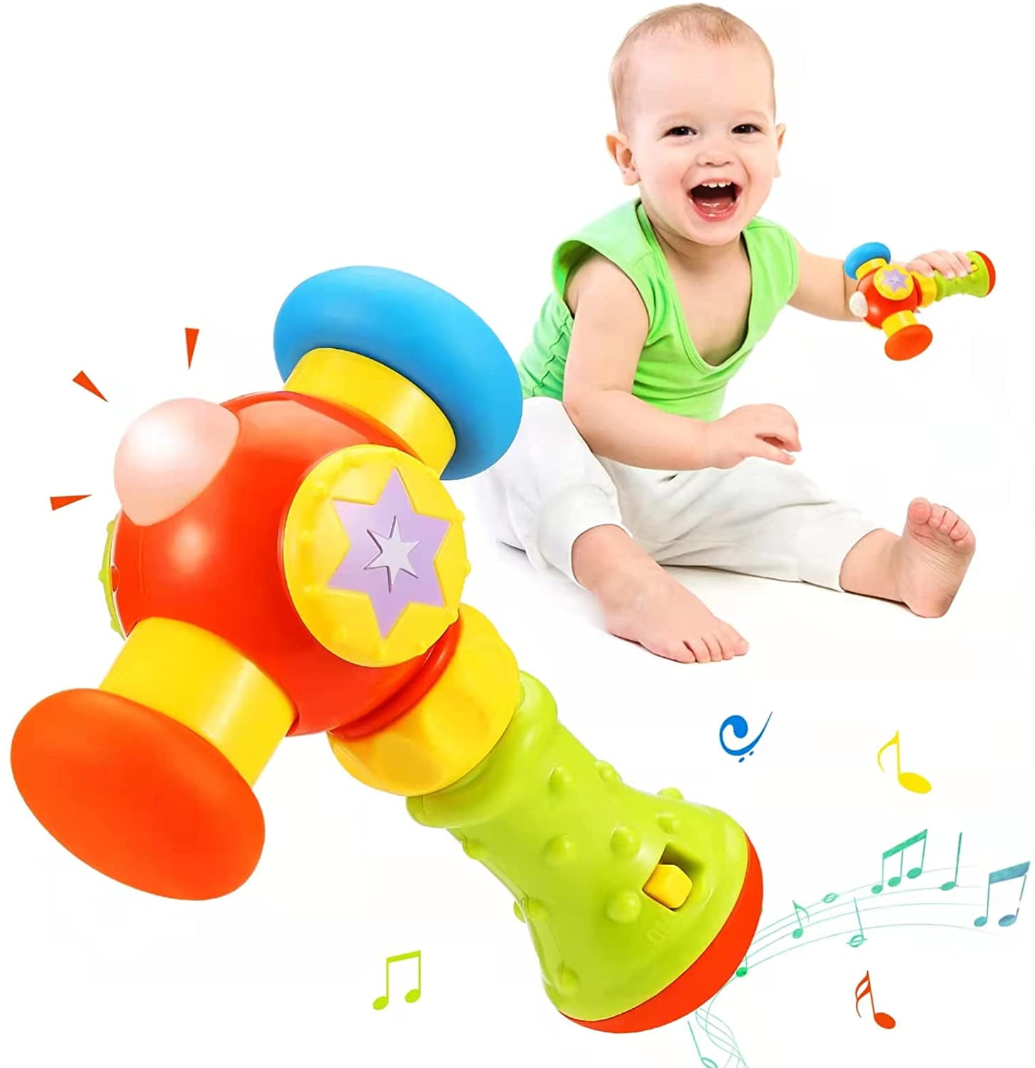 Baby Toys Light Up Musical Toys for Toddlers Infant Rattles Activity