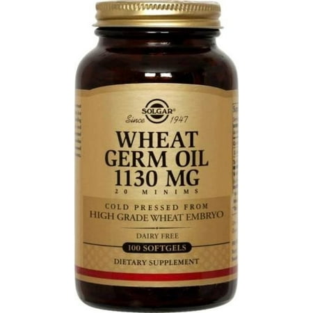 Wheat Germ Oil - Solgar Wheat Germ Oil 1130 mg Softgels, 100 Ct