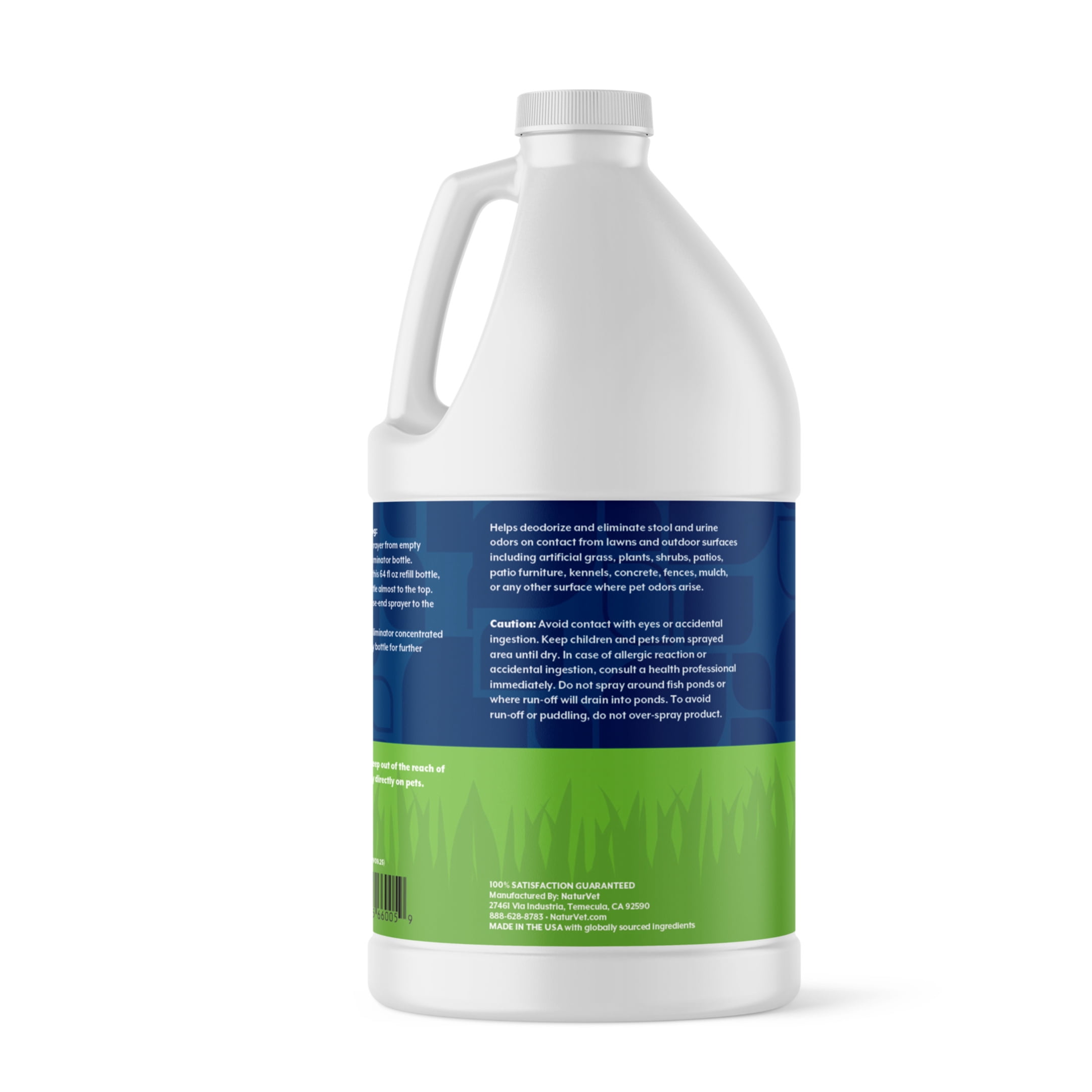 NaturVet Yard Odor Eliminator Concentrate Refill, 64 fl oz
