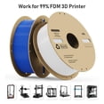 thumbnail image 4 of Filament d'Impression 3D, Forte Résistance Filament d'Impression PLA Blanc Bobine de 1Kg pour Ender 3 Ender 5, 4 of 7