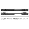 thumbnail image 3 of 2PCS 90‑115mm Steel Multiple Spline Drive Shaft for SCX10 III AXI03007 RC Car Black, 3 of 4