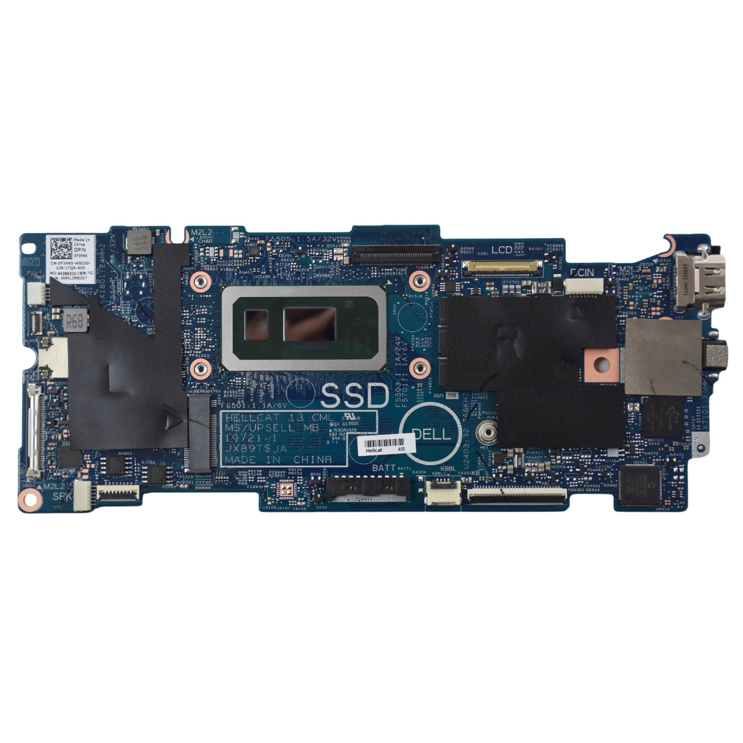 Dell Inspiron 13 7300 2-In-1 Motherboard i5-10210U 1.6GHz DDR3 8GB RAM Y3H95 (New)