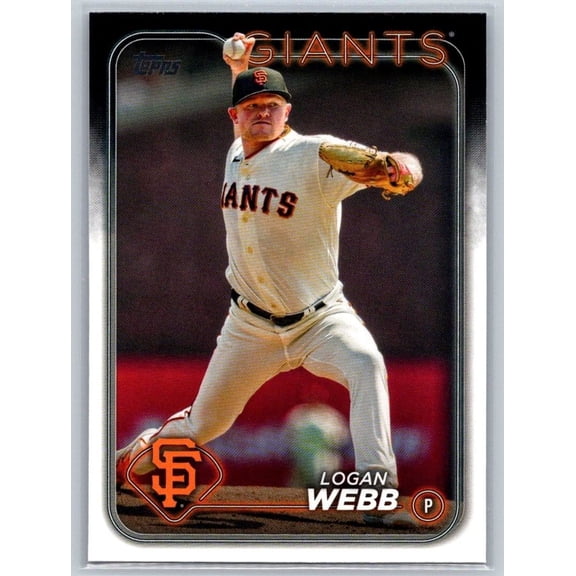 2024 Topps Logan Webb #4 San Francisco Giants Baseball Card