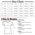 thumbnail image 2 of DeHolifer T Shirt for Women Strip Printed Loose Casual Crewneck Short Sleeve Tee T Shirt Summer Fashion Blouse Tops Blue M, 2 of 4