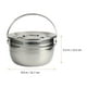 thumbnail image 2 of 1 olla gruesa antiadherente para acampar, utensilios de cocina de alta capacidad para el hogar., 2 of 7