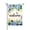 Color 4, variant on Amhnf Floral Welcome Garden Flag With Blue Hydrangeas And Butterfly For Home Outdoor Garden Yard Decor 12x18 inch