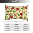 thumbnail image 2 of Fotbe Cherries and Ladybirds Funda de Almohada Decorativa Estilo Occidental, Lujo en Algodón, Fundas para Almohadas King, Cojín Estampado para Decoración del Hogar-14"x20", 2 of 6