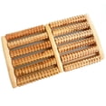 thumbnail image 2 of 10 Raw Wooden Wood Roller Foot Massager Stress Relief Pain Health Therapy Relax, 2 of 3