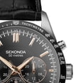 thumbnail image 5 of Sekonda Velocity Sports Men’s 45mm Quartz Watch in Black with Analogue Display, and Black Leather Strap 30017, 5 of 6