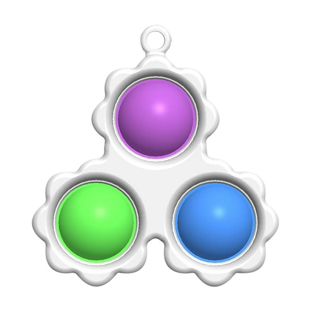 Dedo De Silicona Push Bubble Llavero Juguete Sensorial Simple Para Niños Y Adultos Serendint VI011382-00
