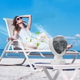 thumbnail image 4 of Ventilador Solar Recargable 8" Cargador De Celular Foco y Panel Solar Moreka FS-134, 4 of 6