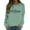 Light Green, variant on Arlun Made to Worship Sweatshirts Womens Christian Psalm Bible Verse Printed Graphic Pullover Tops Relaxed Fit Soft Comfortable Religious Faith Hoodless Sweatshirts Gifts XL