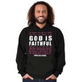 thumbnail image 3 of God Is Faithful Religious Faith Hoodie Sweatshirt Women Men Brisco Brands S, 3 of 6