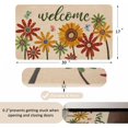 thumbnail image 3 of Summer Door Mat Welcome Floral Door Mat for Front Door, Home Entrance, Yard, Floor, Patio, Non Slip Spring Summer Welcome Mat Indoor Outdoor Flowers Doormat 30"*17", 3 of 6