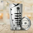 thumbnail image 2 of 20oz Stainless Steel Tumbler With Chef Nutrition Print Hot And Cold Vacuum Travel Coffee Mug, 2 of 4