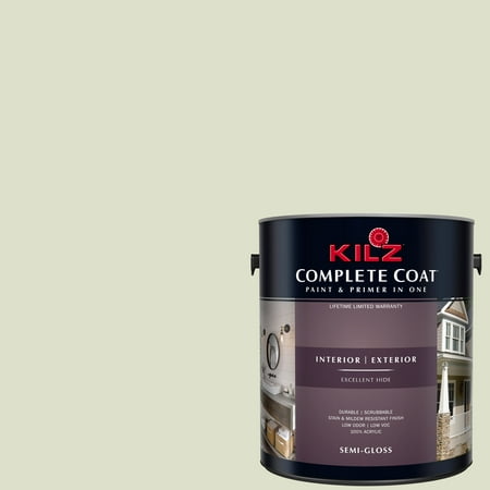 Clear Creek, KILZ COMPLETE COAT Interior/Exterior Paint & Primer in One, (Best Clear Coat For Painted Kitchen Cabinets)