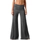 thumbnail image 1 of TaTaai Women's Spring Summer Solid Color Foldable Yoga Pants High Waist Wide Leg Loose Casual Pants Breathable Comfortable Trousers for Daily Sports Gift, 1 of 5