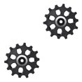 thumbnail image 3 of Eigraketly Polea de cambio trasero de bicicleta, repuesto de rueda de guía ancha y estrecha, 14T 14T 2piezas Eigraketly CBP341437, 3 of 5