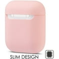 thumbnail image 2 of AirPods Case Compatible, Ultra-Thin Soft Silicone Shockproof Anti-Slip Protective Accessories Cover Shell for Apple AirPods 2 & 1 Charging Case - Pink, 2 of 5