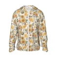 thumbnail image 1 of Balery Hippie Bee Honeycomb Sudadera ligera de manga larga con capucha y protección solar UPF 50+ para hombre y mujer, ideal para pesca y running-X-Large, 1 of 7