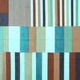 thumbnail image 1 of Ahgly Company Indoor Square Patchwork Light Blue Transitional Area Rugs, 6' Square, 1 of 4